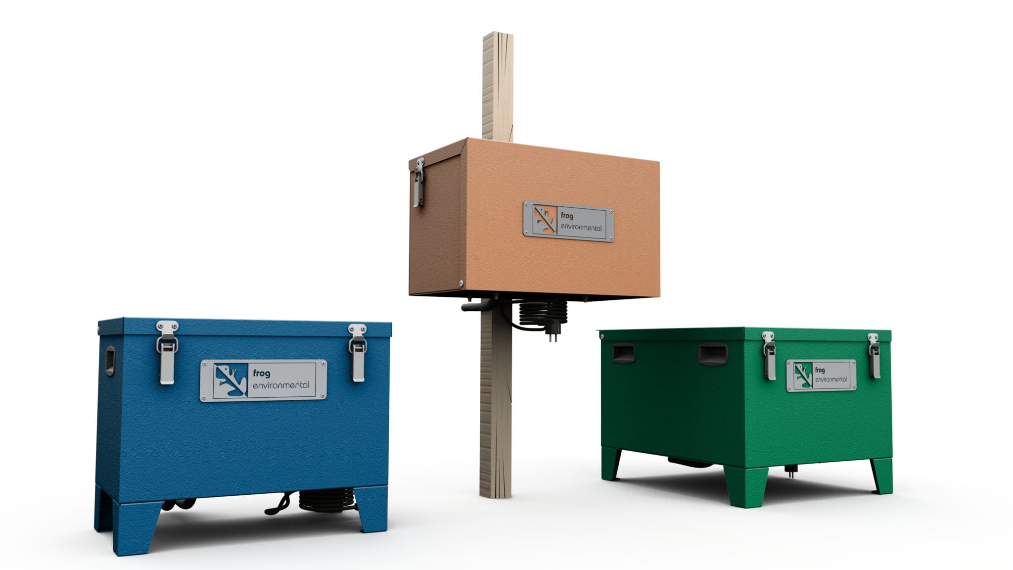 Bubble curtain stops plastic litter and weeds whilst improving water quality 40 lockable sound proof compressor cabinets used for bubble tubing