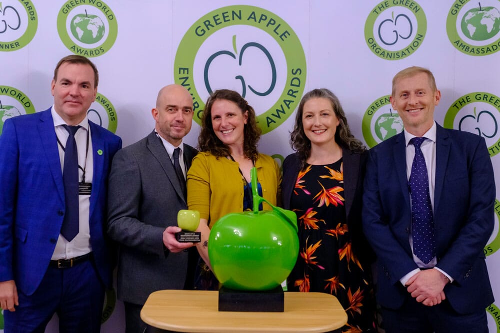 International gold awards for technology protecting salmon during dock redevelopment 36 Green Apple Awards Frog Environmental John F Hunt Regeneration web